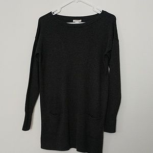 Caslon Sweater Tunic Charcoal